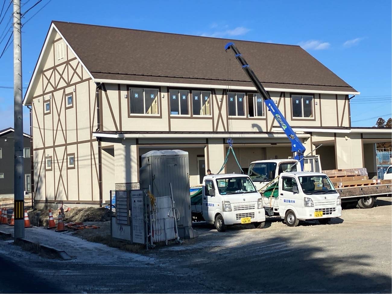 施設の新築現場の様子です。 アイキャッチ画像