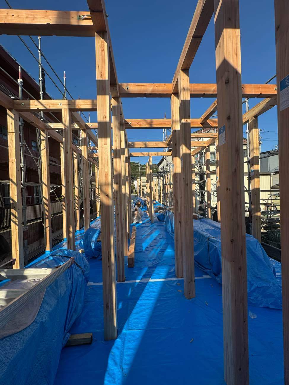 【石巻市の新築現場】　建て方がスタートしました！ 画像